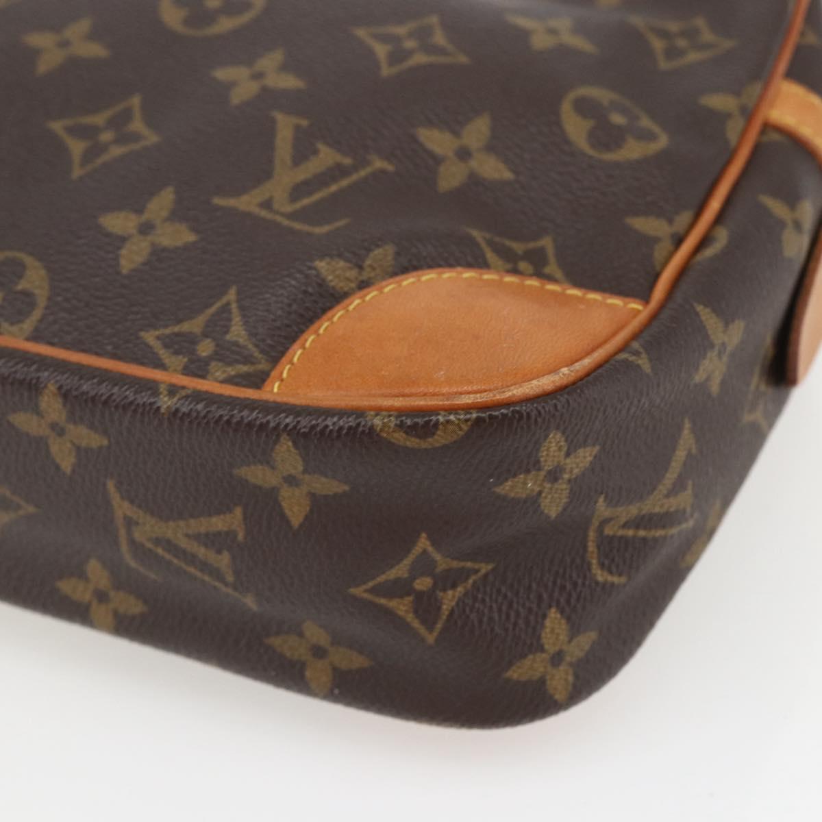 LOUIS VUITTON Monogram Compiegne 28 Clutch Bag M51845 LV Auth 164275