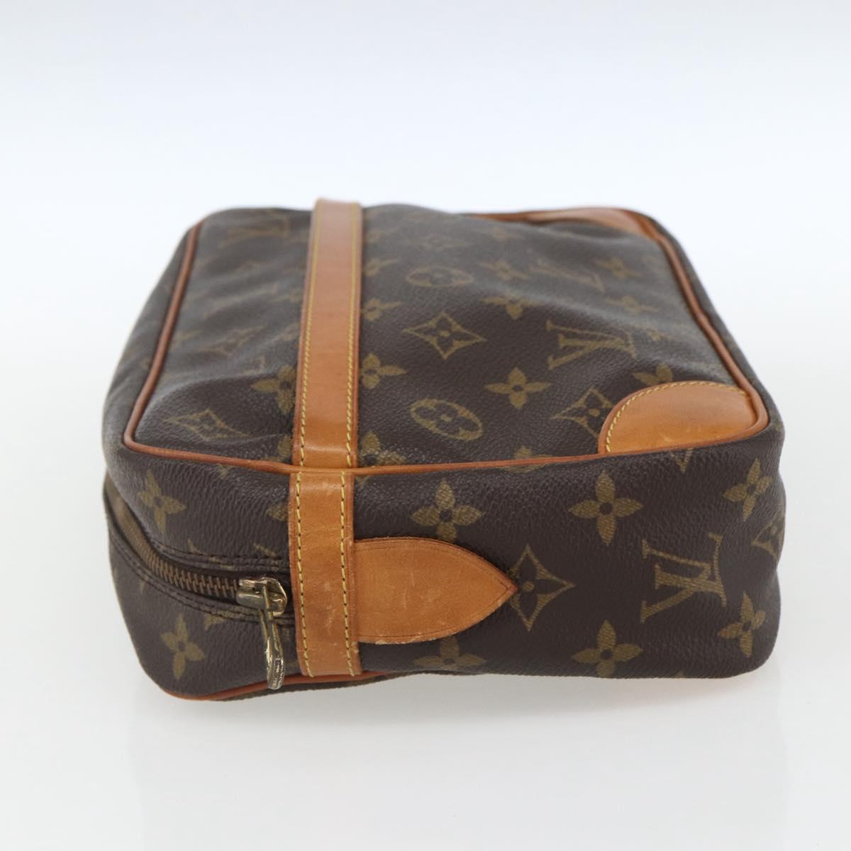 LOUIS VUITTON Monogram Compiegne 28 Clutch Bag M51845 LV Auth 164275