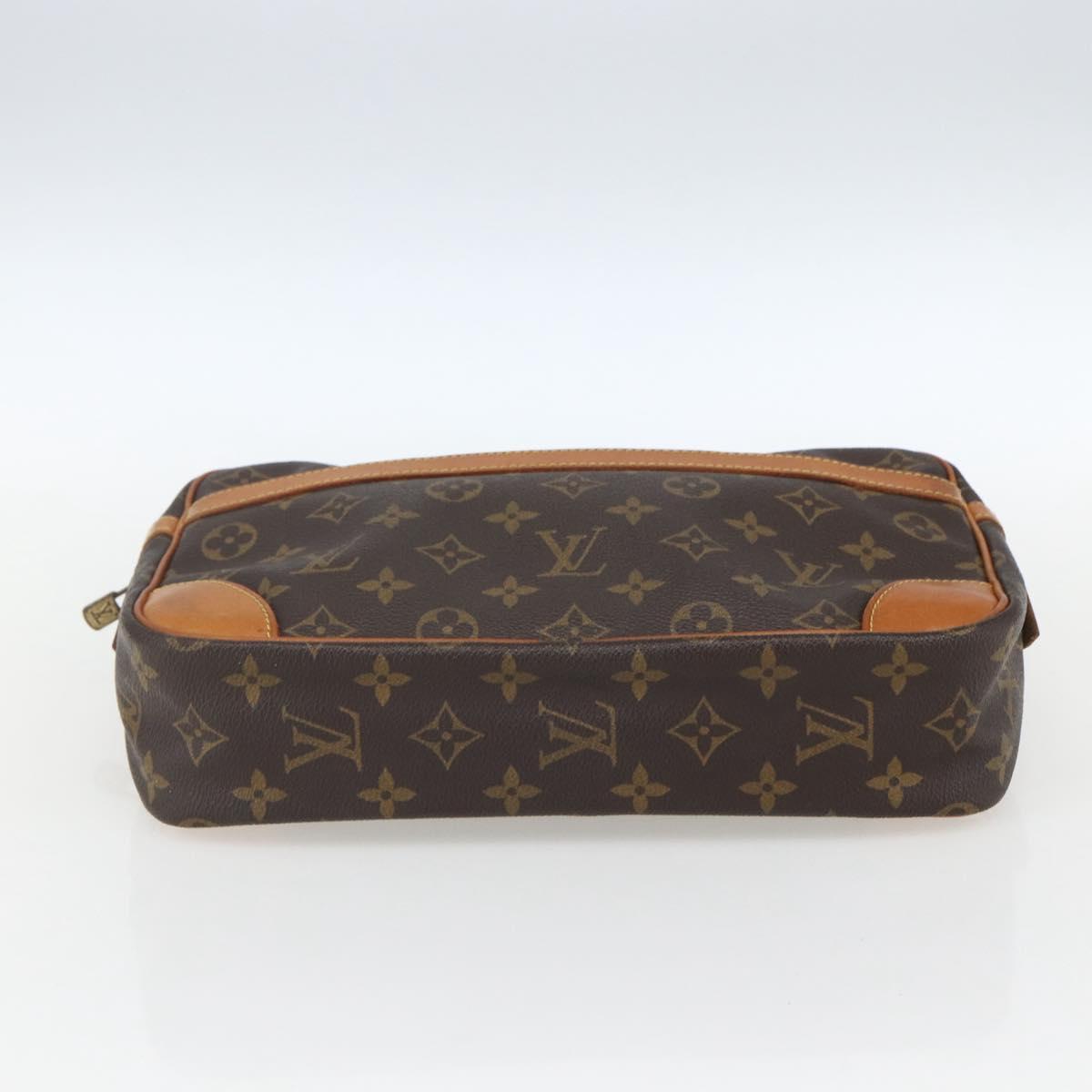 LOUIS VUITTON Monogram Compiegne 28 Clutch Bag M51845 LV Auth 164275