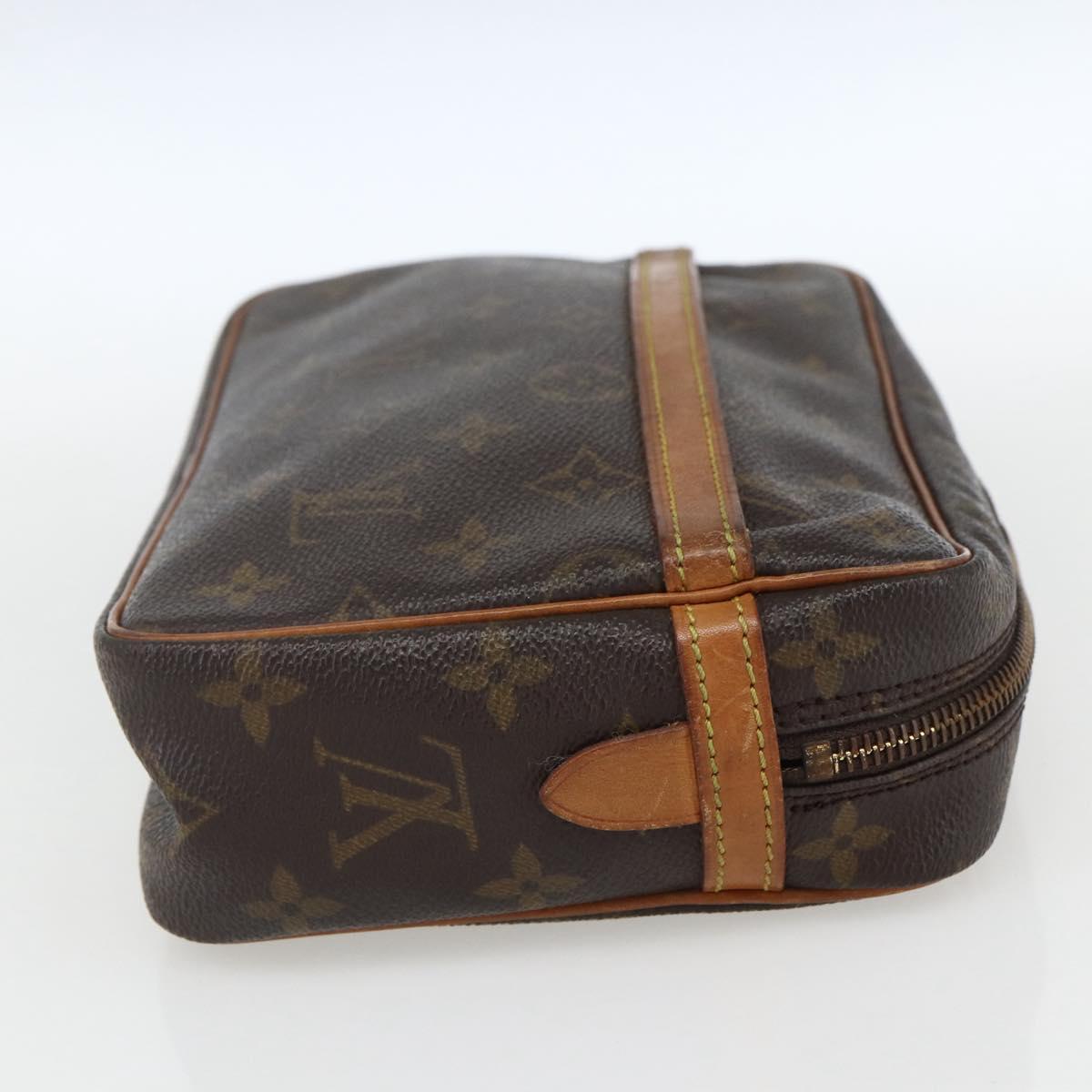 LOUIS VUITTON Monogram Compiegne 23 Clutch Bag M51847 LV Auth 164283