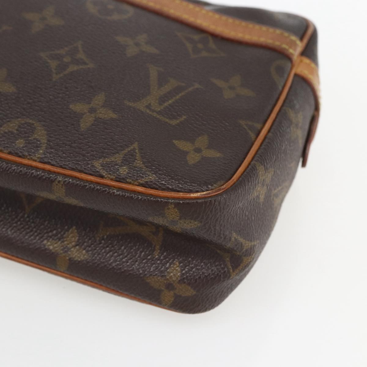 LOUIS VUITTON Monogram Compiegne 23 Clutch Bag M51847 LV Auth 164283