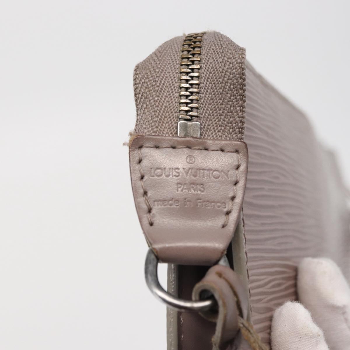 LOUIS VUITTON Epi Pochette Accessoires Accessory Pouch Lilac M52982 Auth 164289