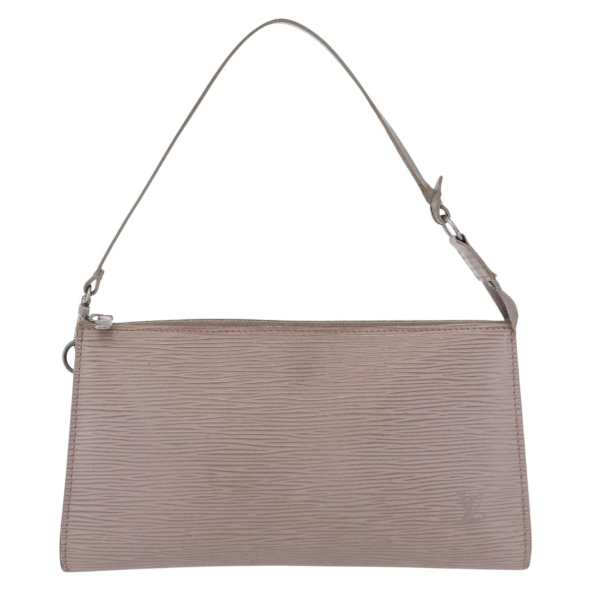 LOUIS VUITTON Epi Pochette Accessoires Accessory Pouch Lilac M52982 Auth 164289