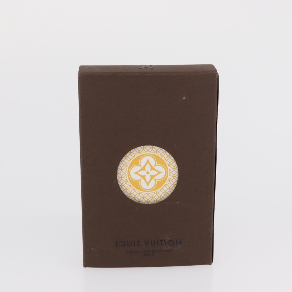 LOUIS VUITTON Monogram Playing Cards Yellow LV Auth 164293M