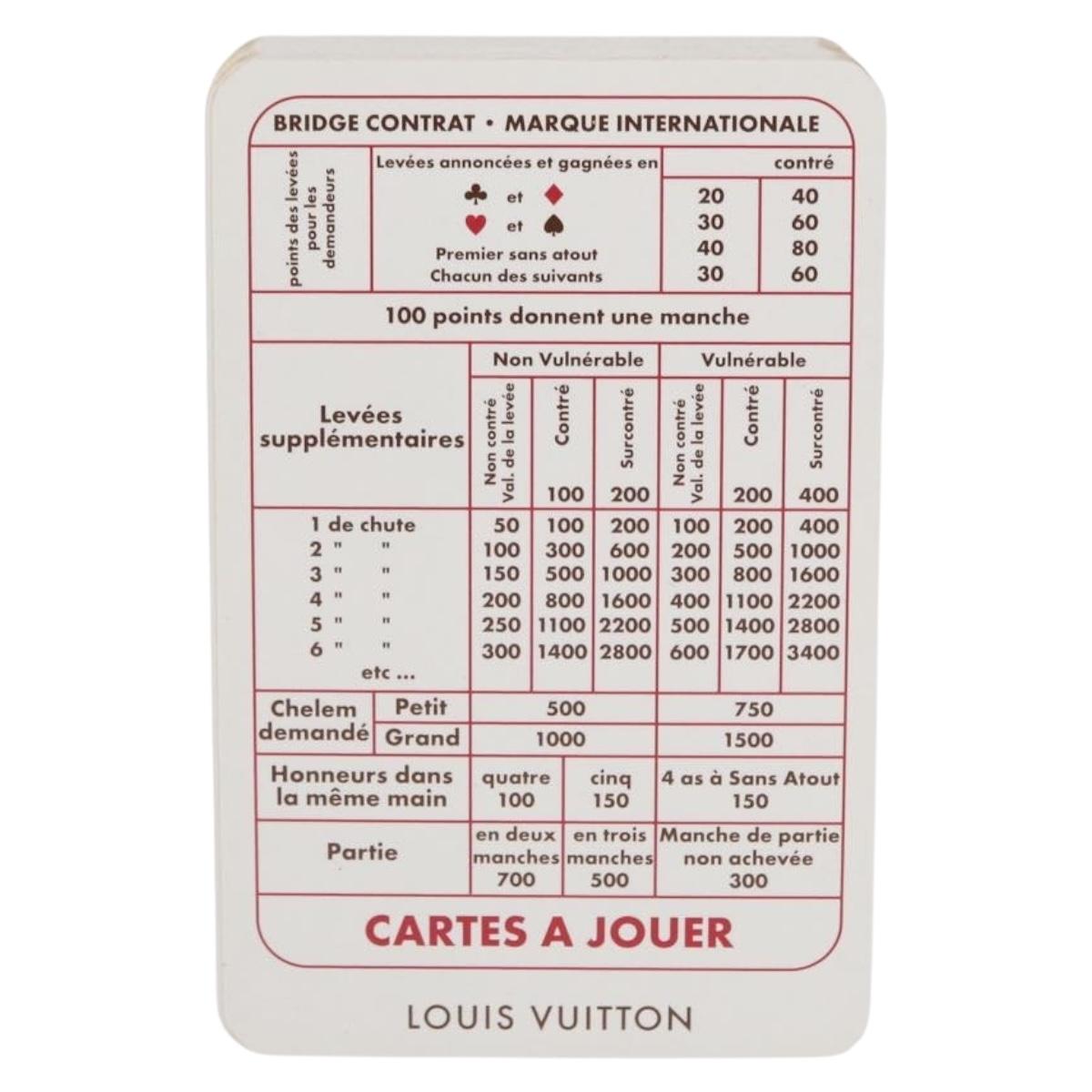 LOUIS VUITTON Monogram Playing Cards Yellow LV Auth 164293M