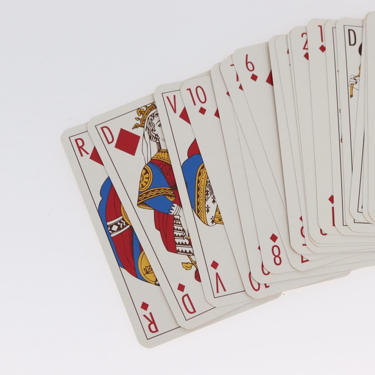LOUIS VUITTON Monogram Playing Cards Yellow LV Auth 164293M