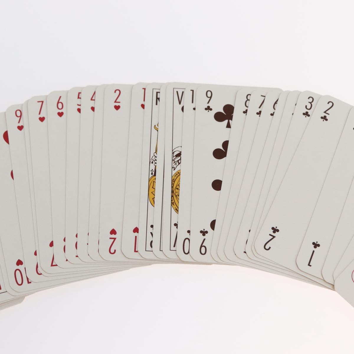 LOUIS VUITTON Monogram Playing Cards Yellow LV Auth 164293M