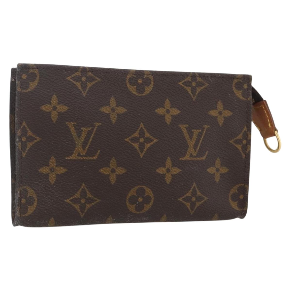LOUIS VUITTON Monogram Bucket PM Accessory Pouch LV Auth 164319