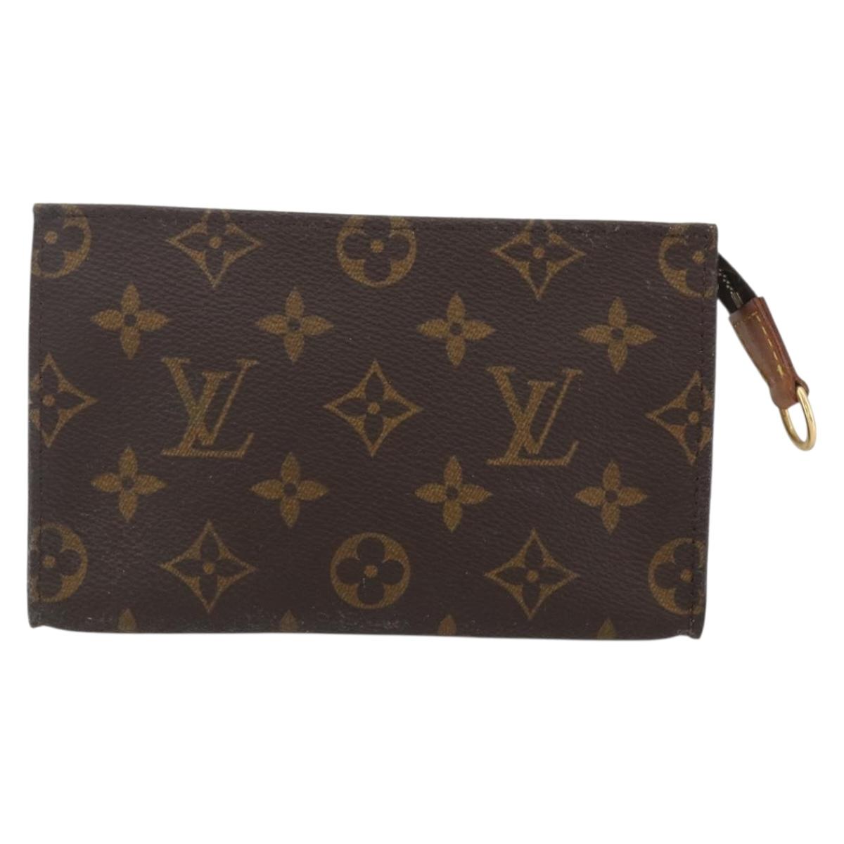 LOUIS VUITTON Monogram Bucket PM Accessory Pouch LV Auth 164319