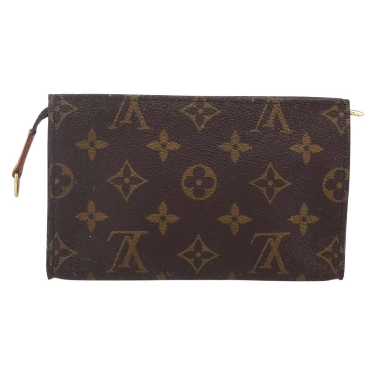 LOUIS VUITTON Monogram Bucket PM Accessory Pouch LV Auth 164319