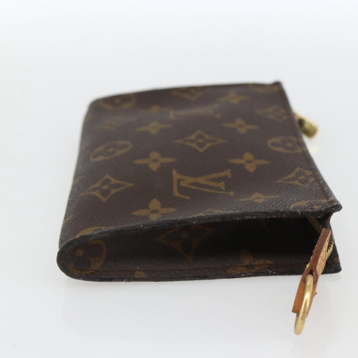 LOUIS VUITTON Monogram Bucket PM Accessory Pouch LV Auth 164319