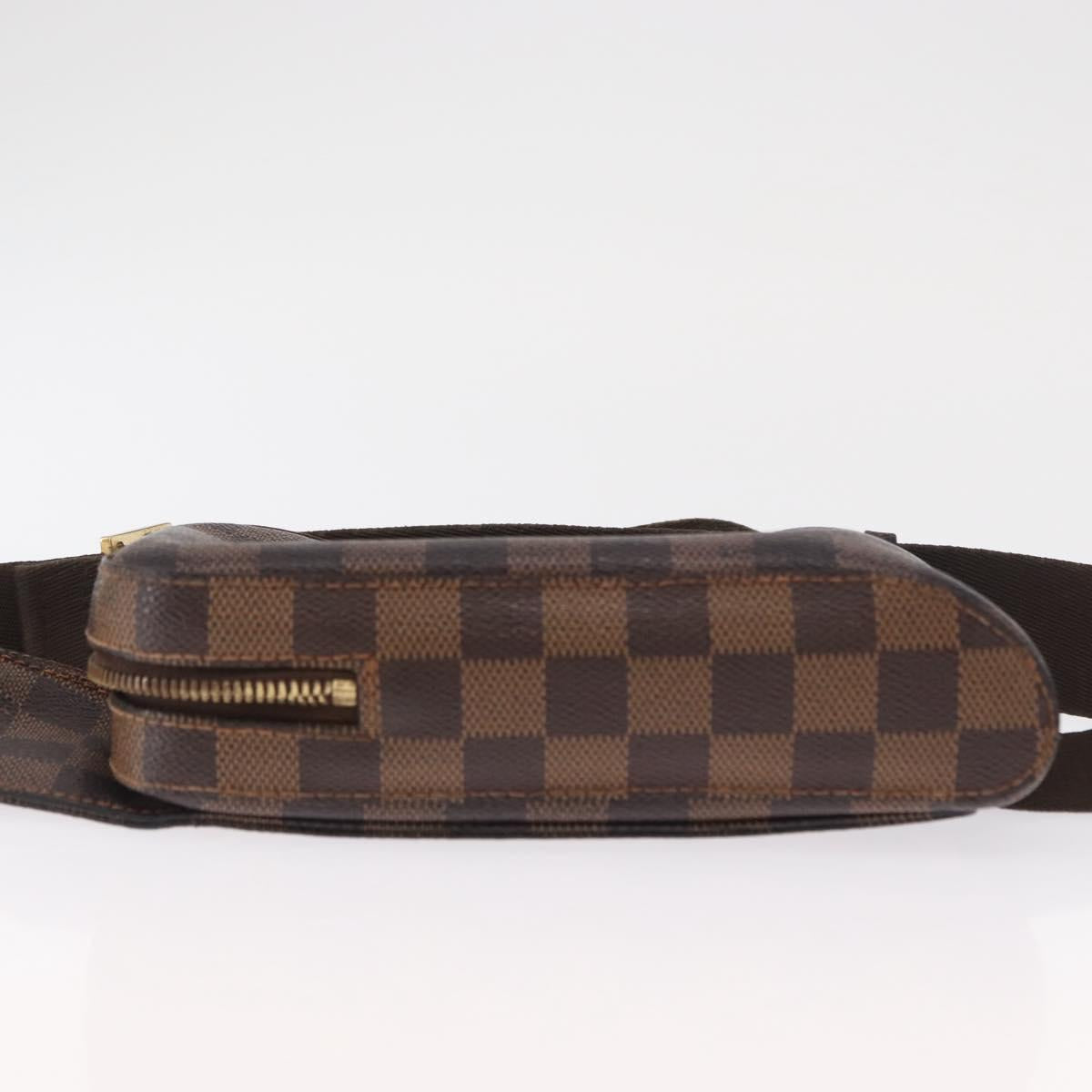 LOUIS VUITTON Damier Ebene Geronimos Shoulder Bag N51994 LV Auth 164331