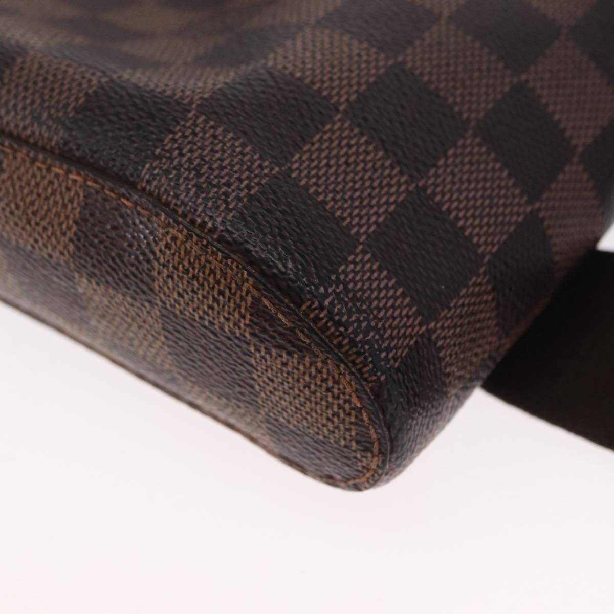 LOUIS VUITTON Damier Ebene Geronimos Shoulder Bag N51994 LV Auth 164331