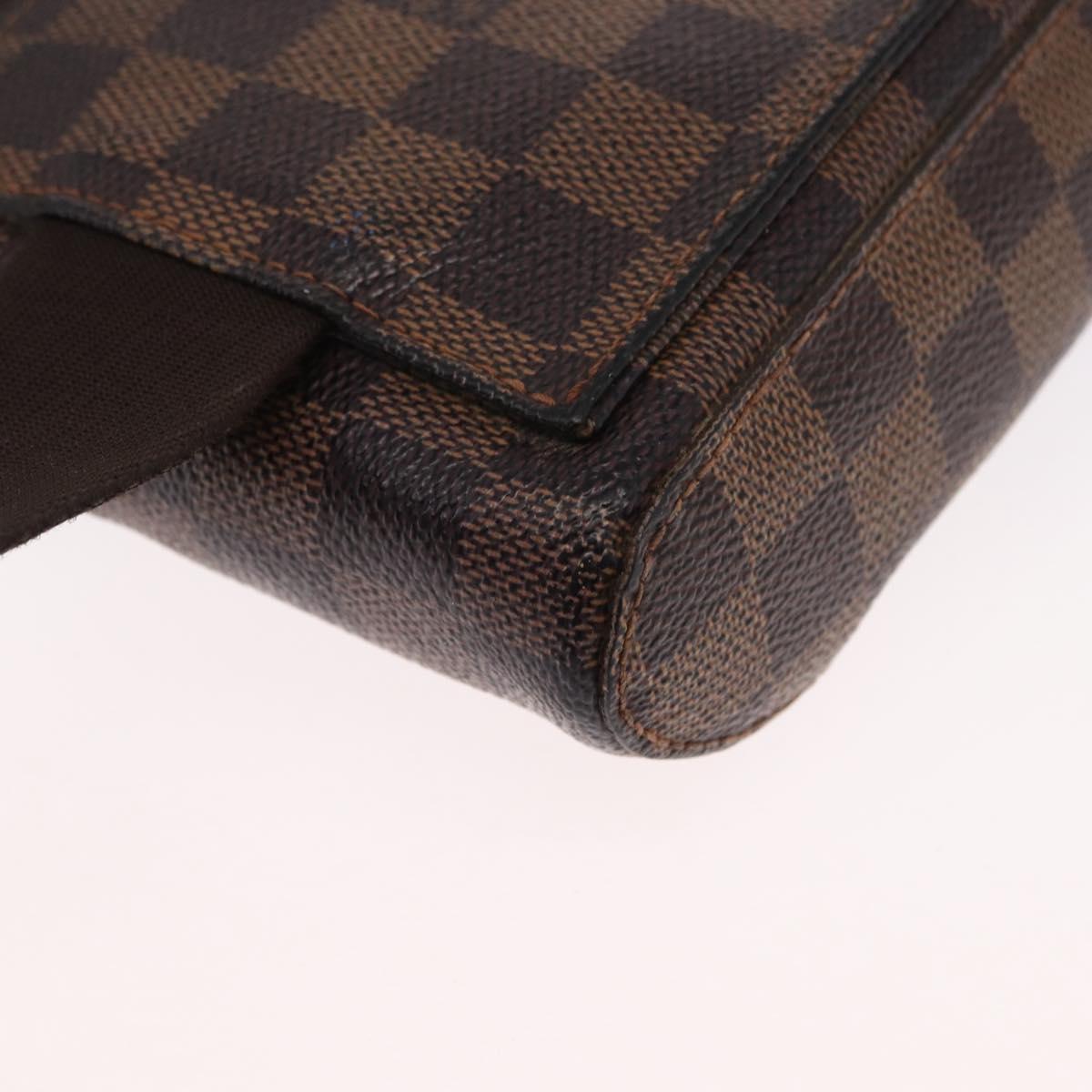 LOUIS VUITTON Damier Ebene Geronimos Shoulder Bag N51994 LV Auth 164331