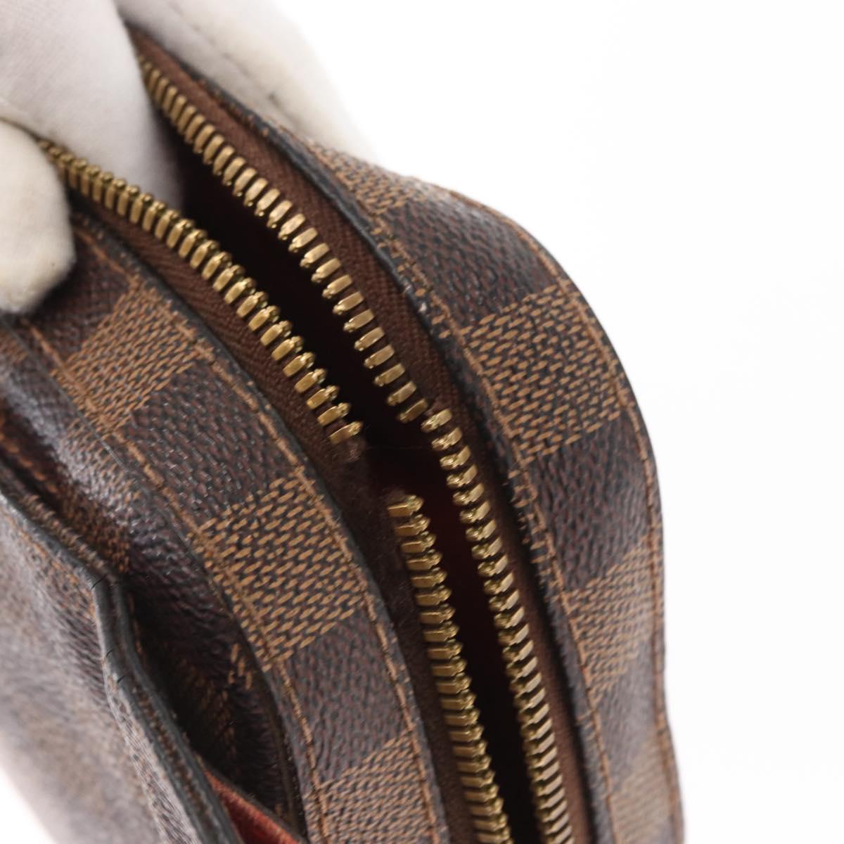 LOUIS VUITTON Damier Ebene Geronimos Shoulder Bag N51994 LV Auth 164331