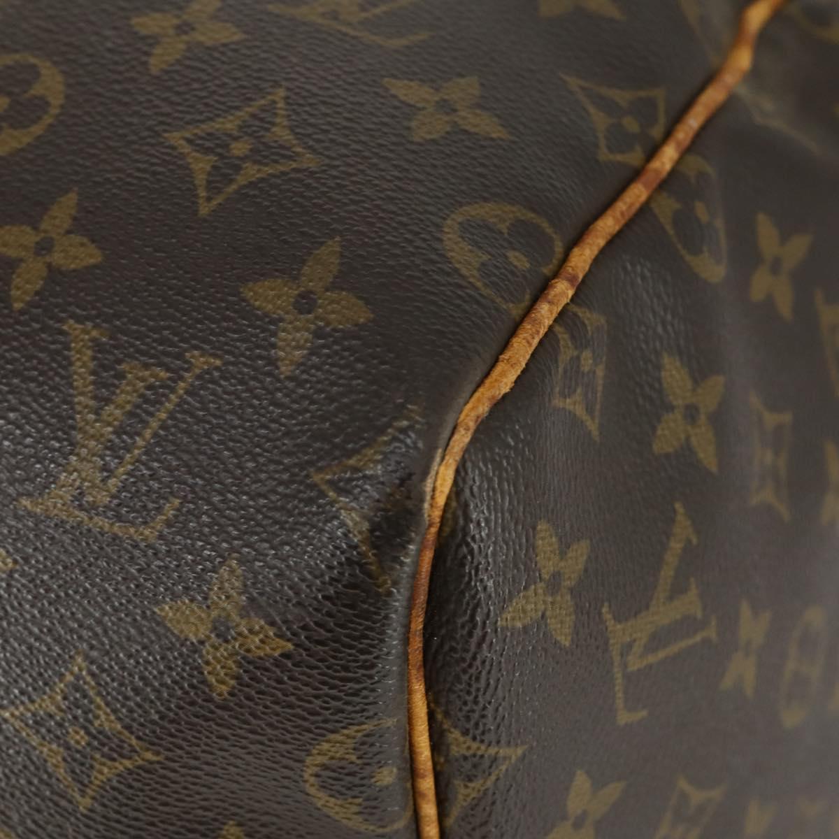 LOUIS VUITTON Monogram Keepall 55 Boston Bag M41424 LV Auth 164355