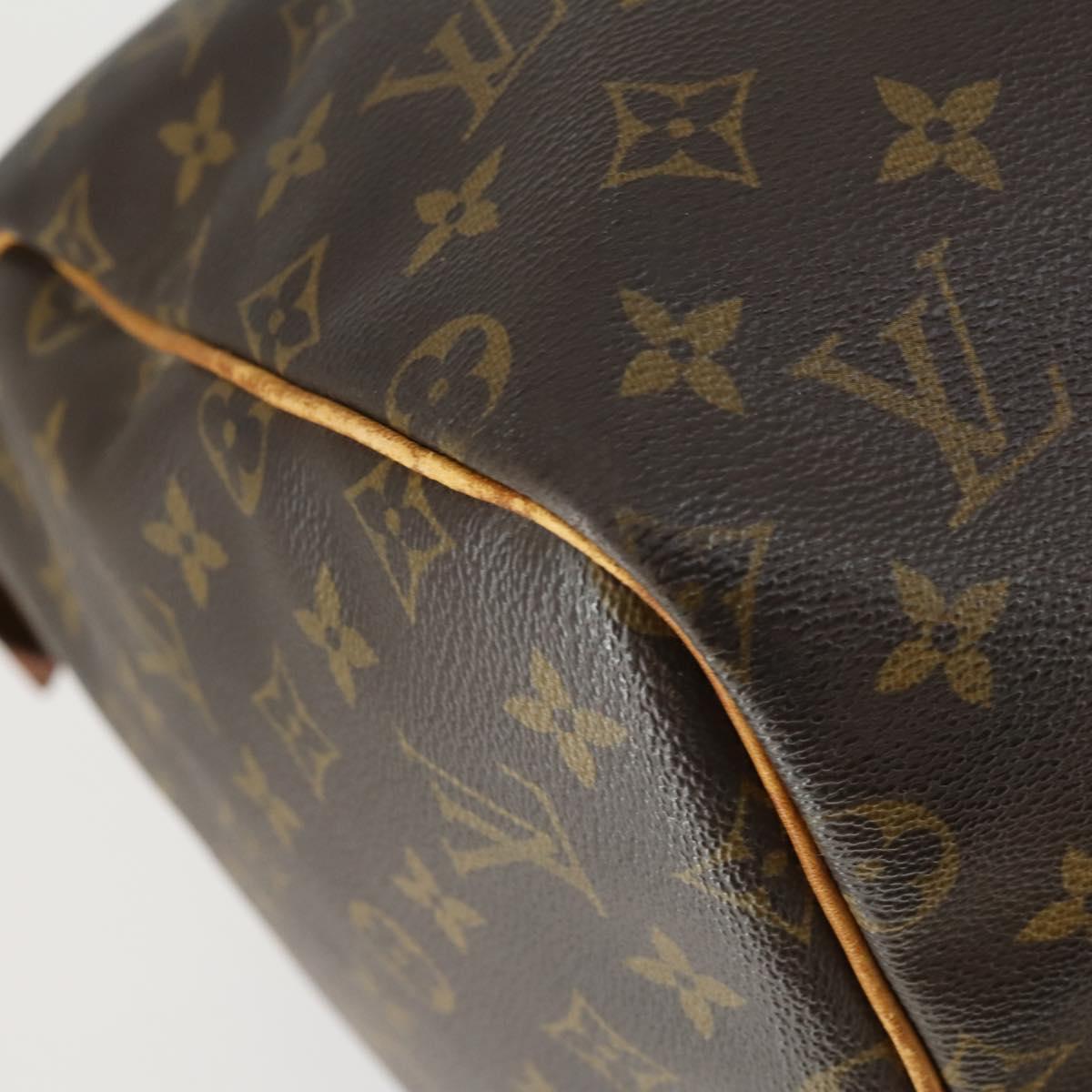 LOUIS VUITTON Monogram Keepall 55 Boston Bag M41424 LV Auth 164355