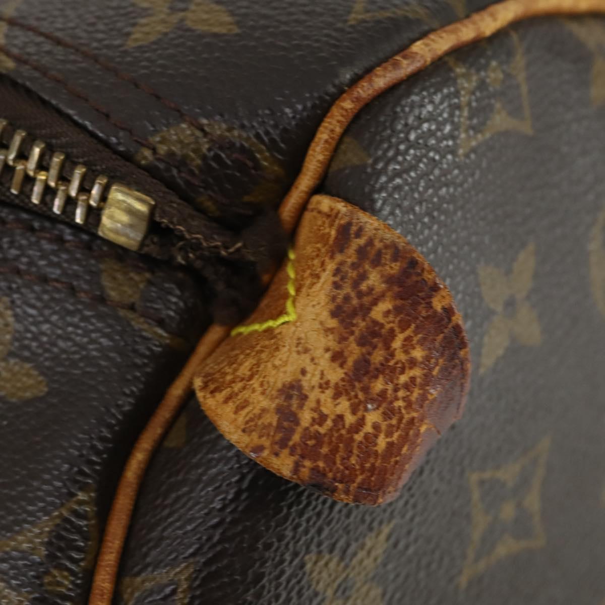 LOUIS VUITTON Monogram Keepall 55 Boston Bag M41424 LV Auth 164355