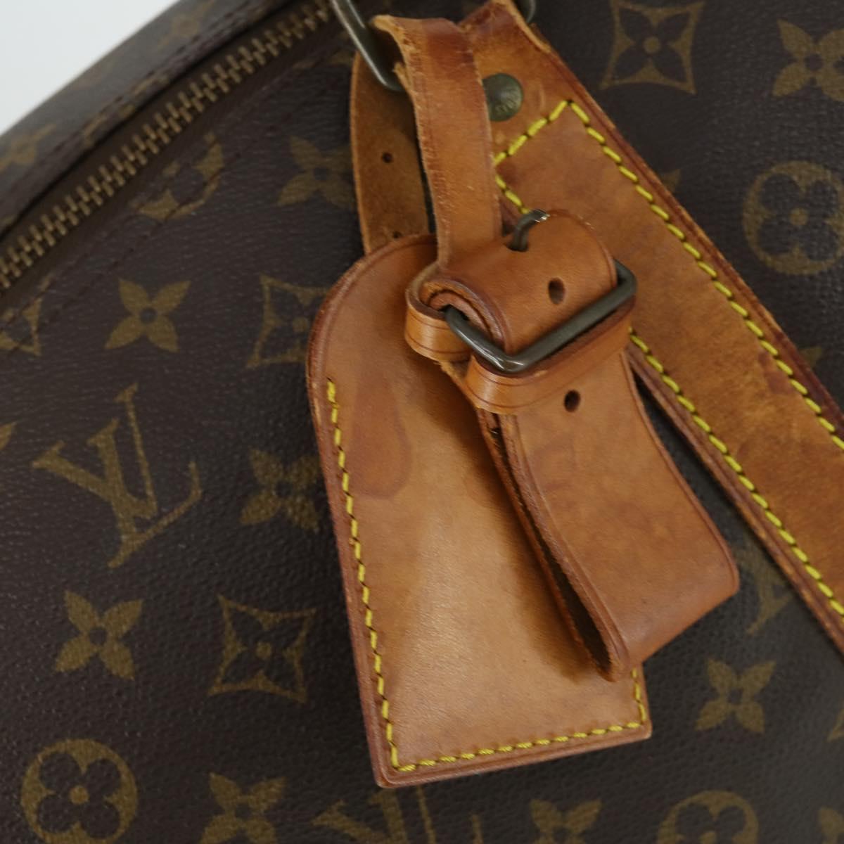 LOUIS VUITTON Monogram Keepall 55 Boston Bag M41424 LV Auth 164355