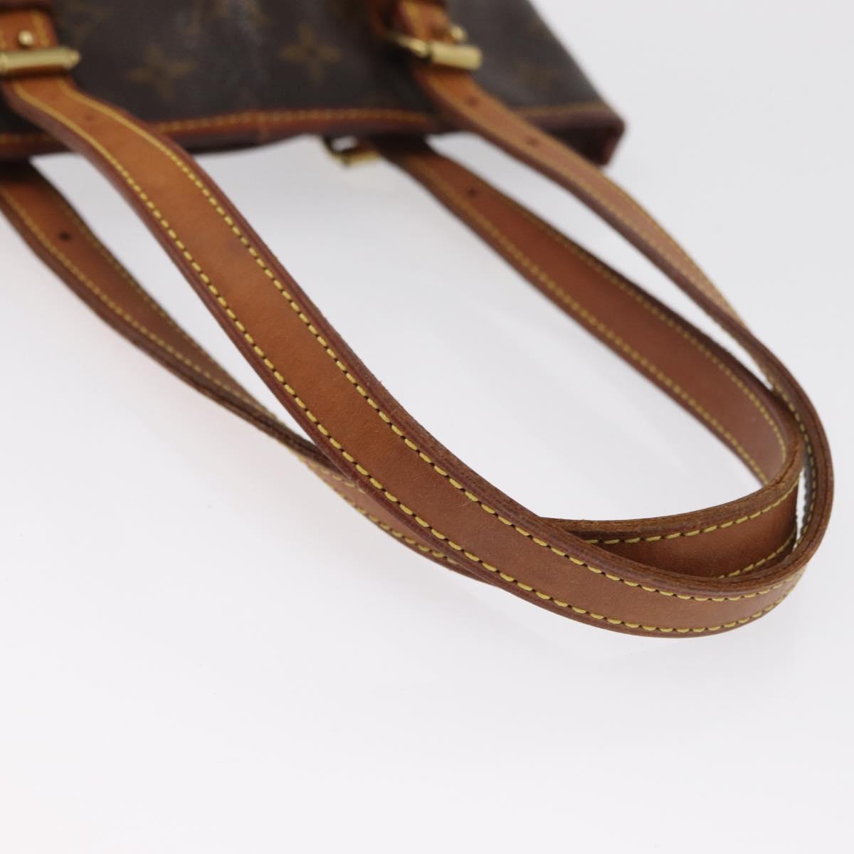 LOUIS VUITTON Monogram Bucket PM Shoulder Bag M42238 LV Auth 164359