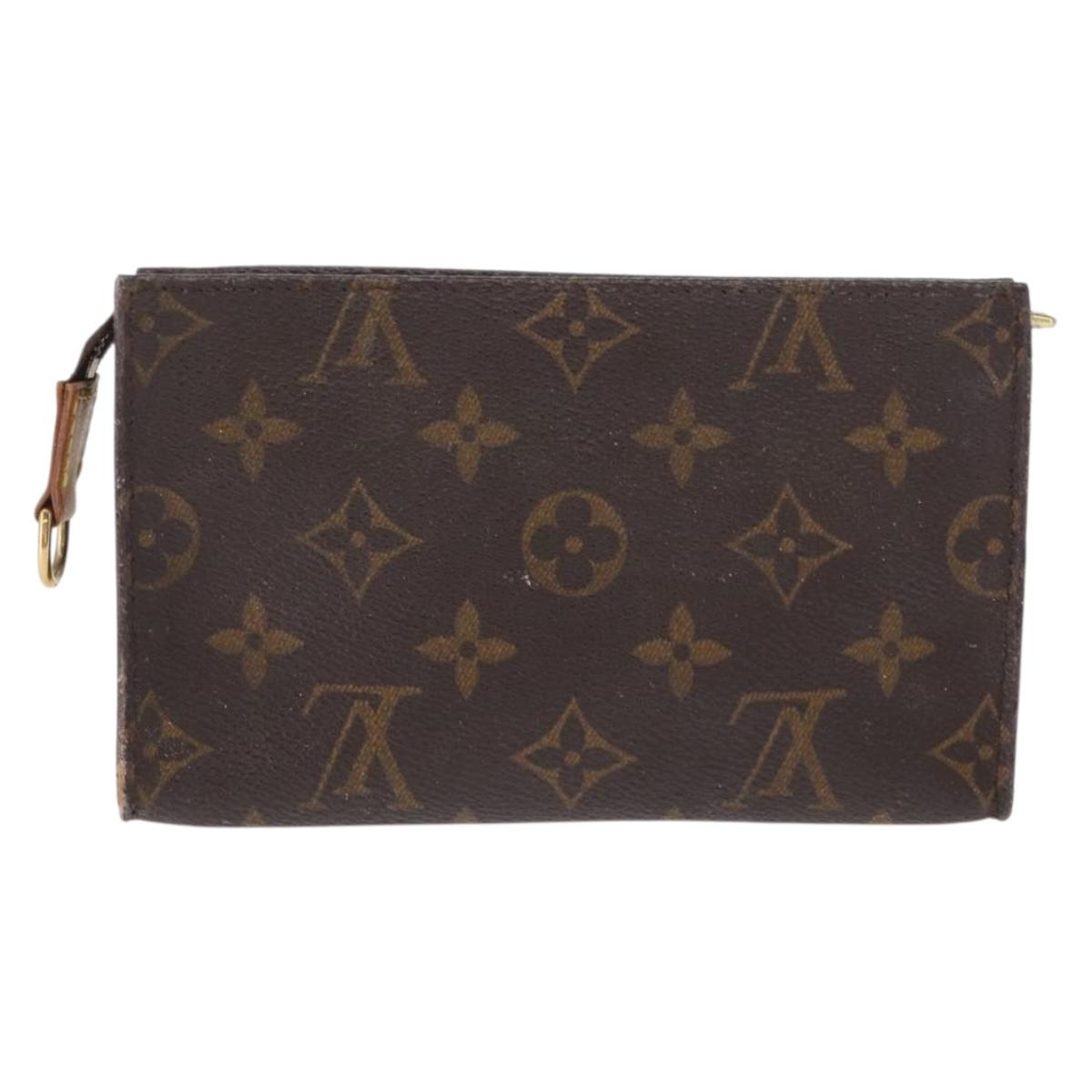 LOUIS VUITTON Monogram Bucket PM Accessory Pouch LV Auth 164360