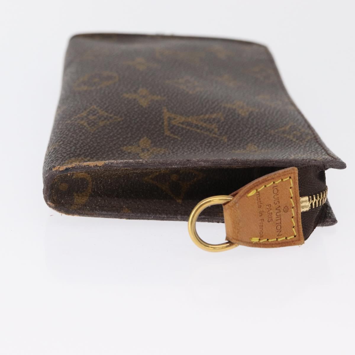 LOUIS VUITTON Monogram Bucket PM Accessory Pouch LV Auth 164360