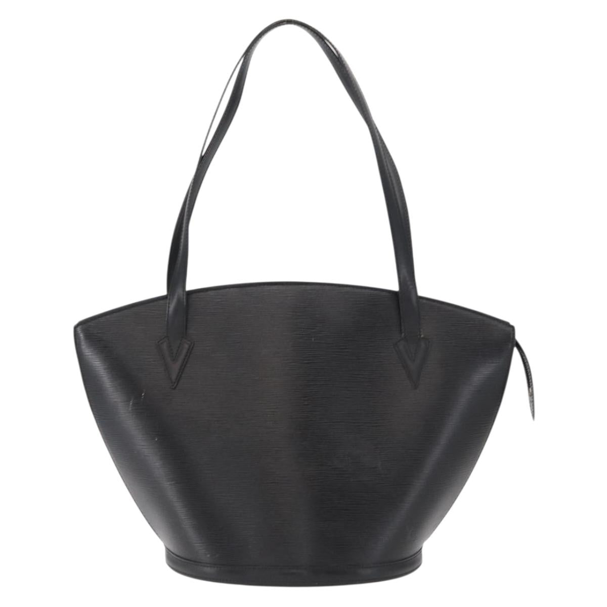LOUIS VUITTON Epi Saint Jacques Shoulder Bag Black M52262 LV Auth 164365