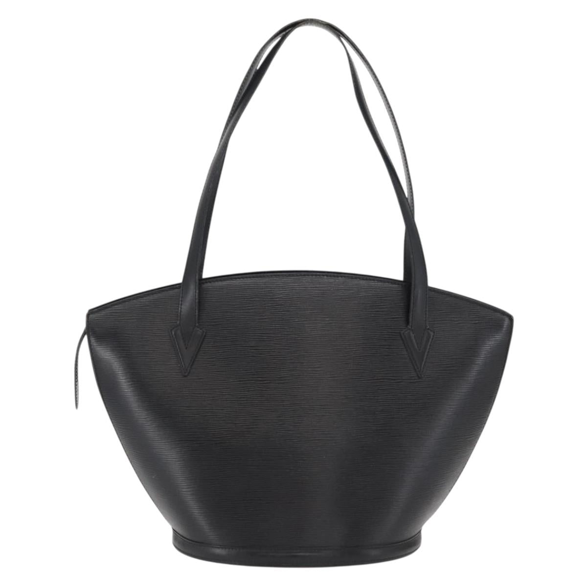 LOUIS VUITTON Epi Saint Jacques Shoulder Bag Black M52262 LV Auth 164365