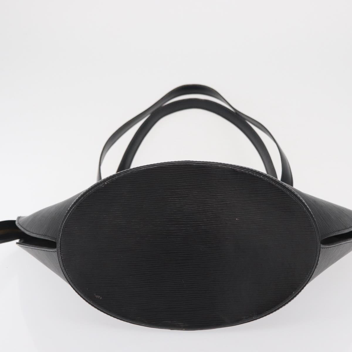 LOUIS VUITTON Epi Saint Jacques Shoulder Bag Black M52262 LV Auth 164365