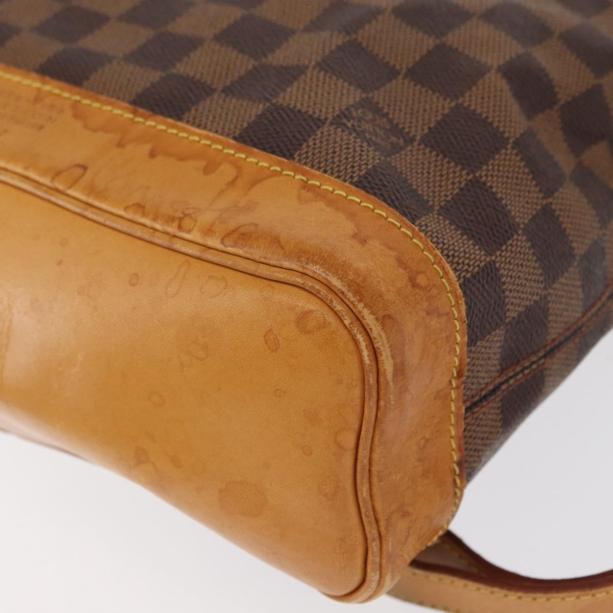 LOUIS VUITTON Damier Ebene Arlucan Backpack N99038 LV Auth 164371