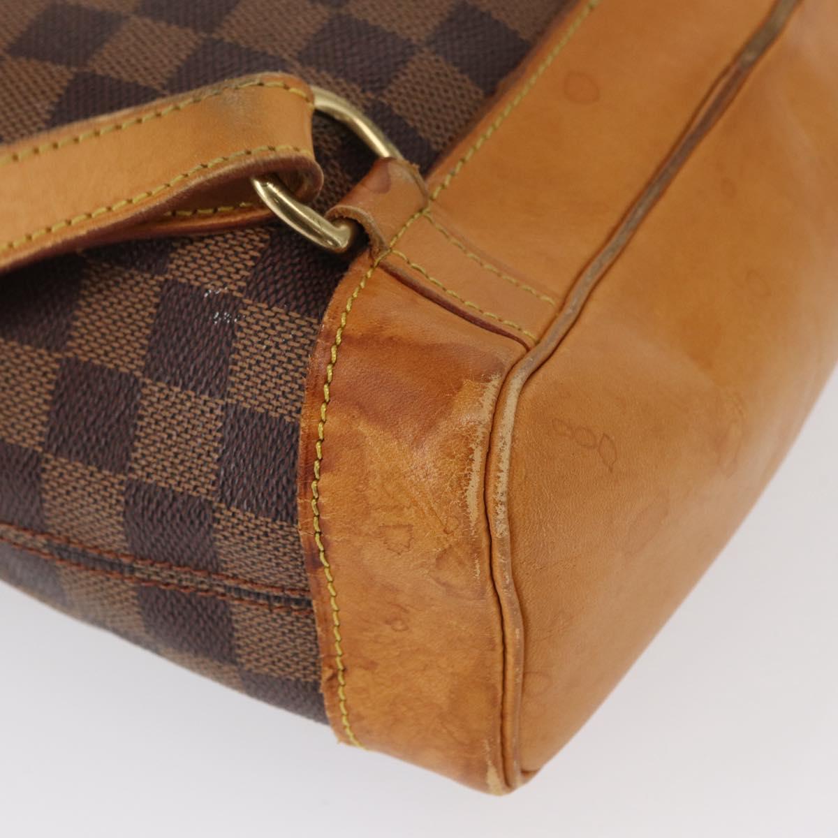 LOUIS VUITTON Damier Ebene Arlucan Backpack N99038 LV Auth 164371