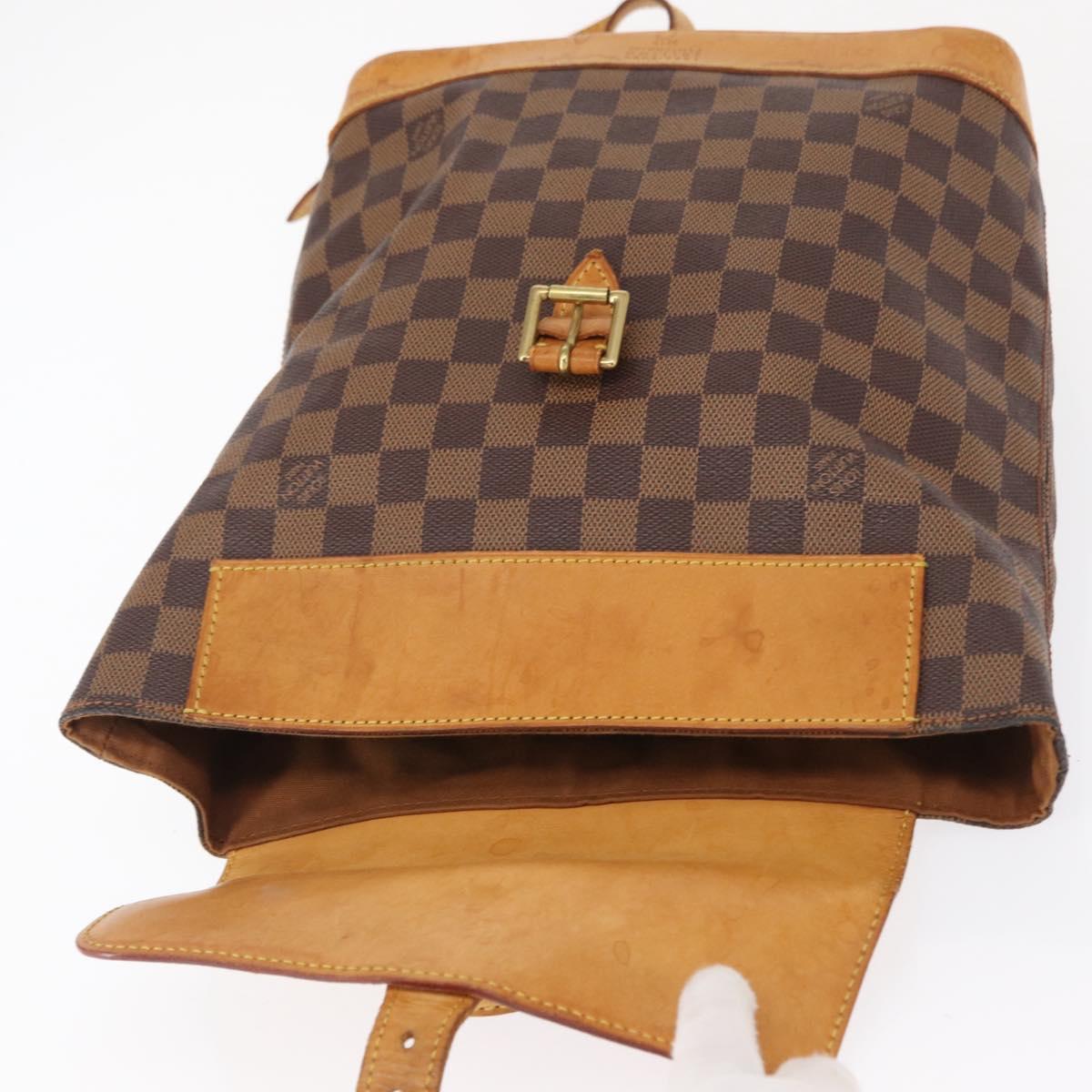 LOUIS VUITTON Damier Ebene Arlucan Backpack N99038 LV Auth 164371