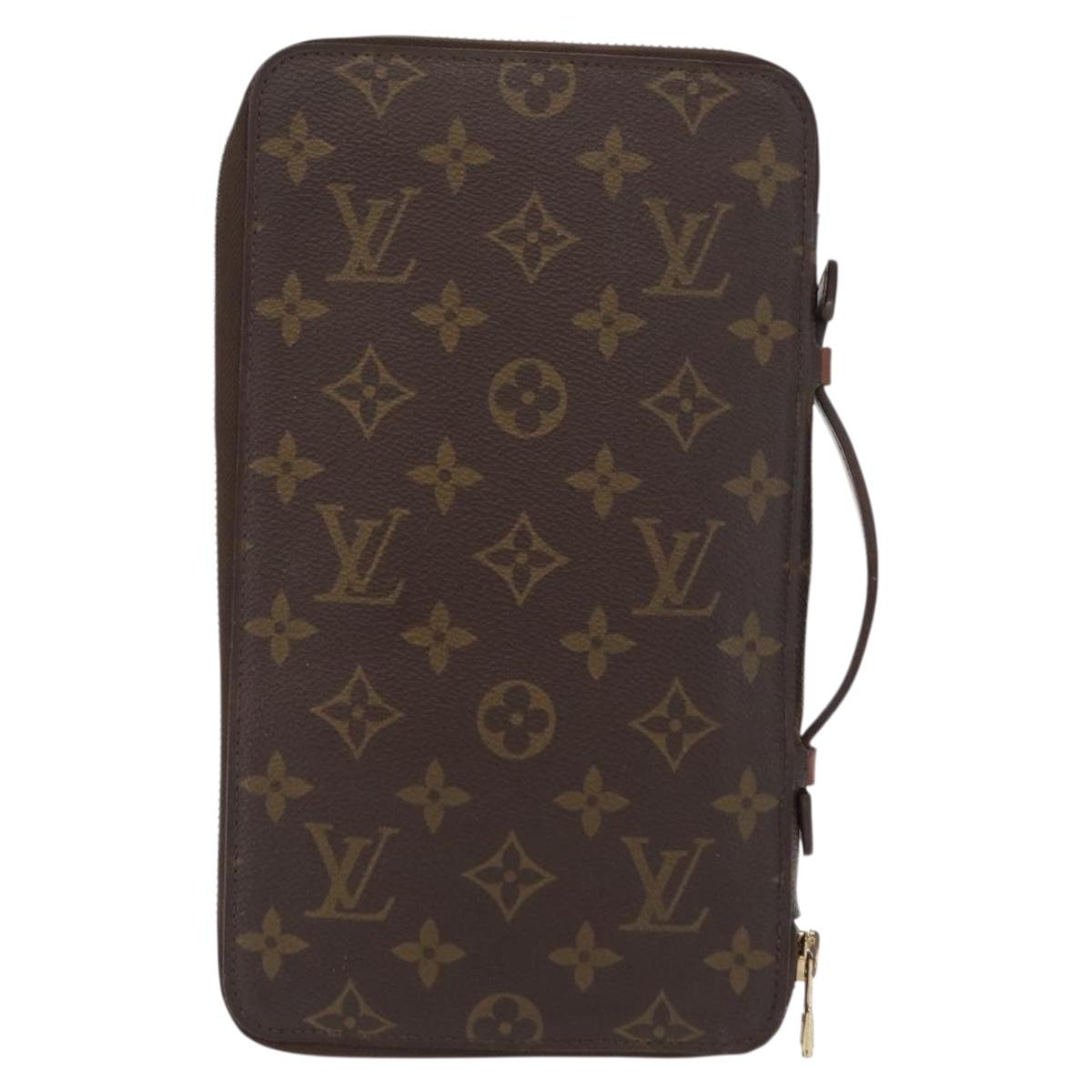 LOUIS VUITTON Monogram Poche Escapade Travel Case M60113 LV Auth 164378