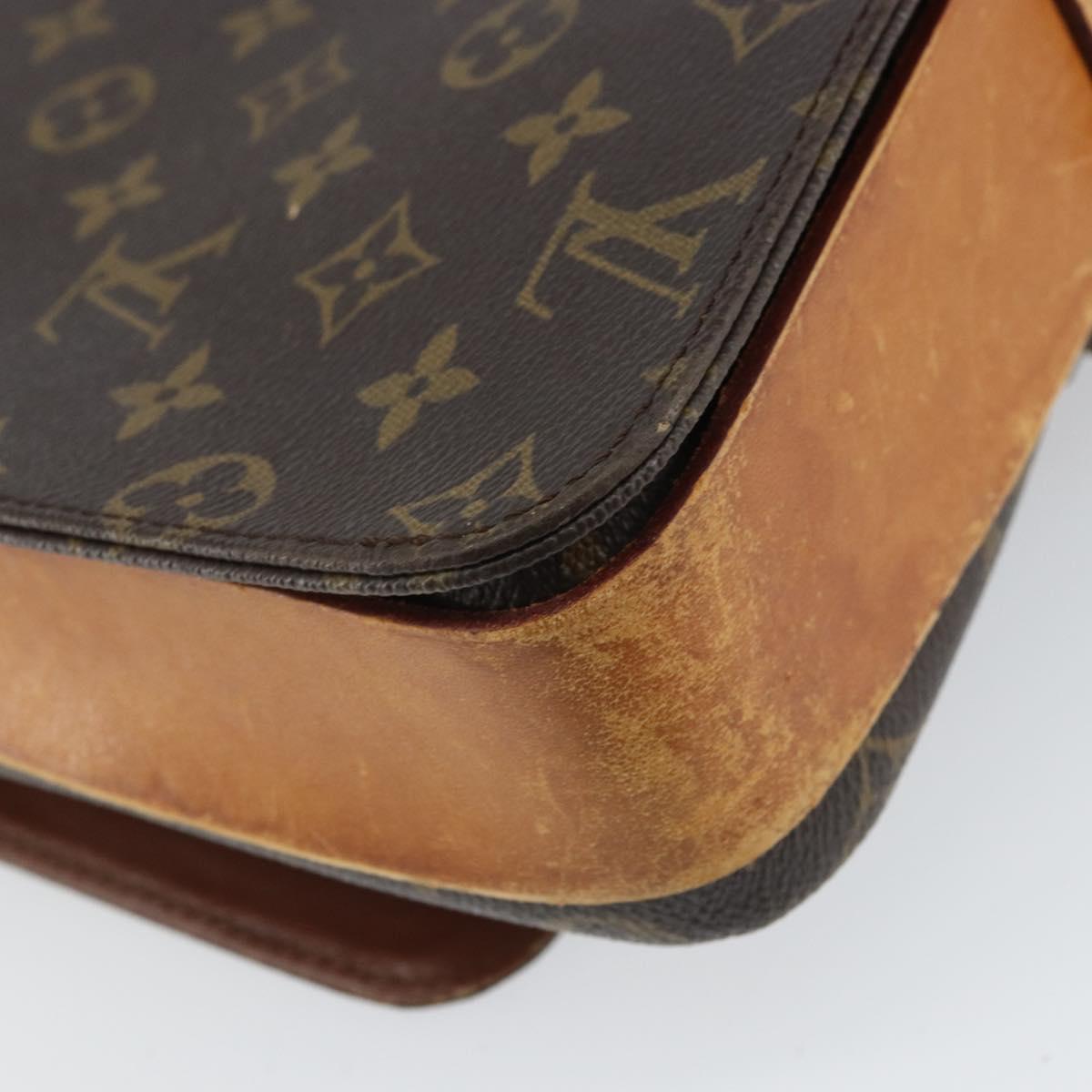 LOUIS VUITTON Monogram Cartouchiere GM Shoulder Bag M51252 LV Auth 164382