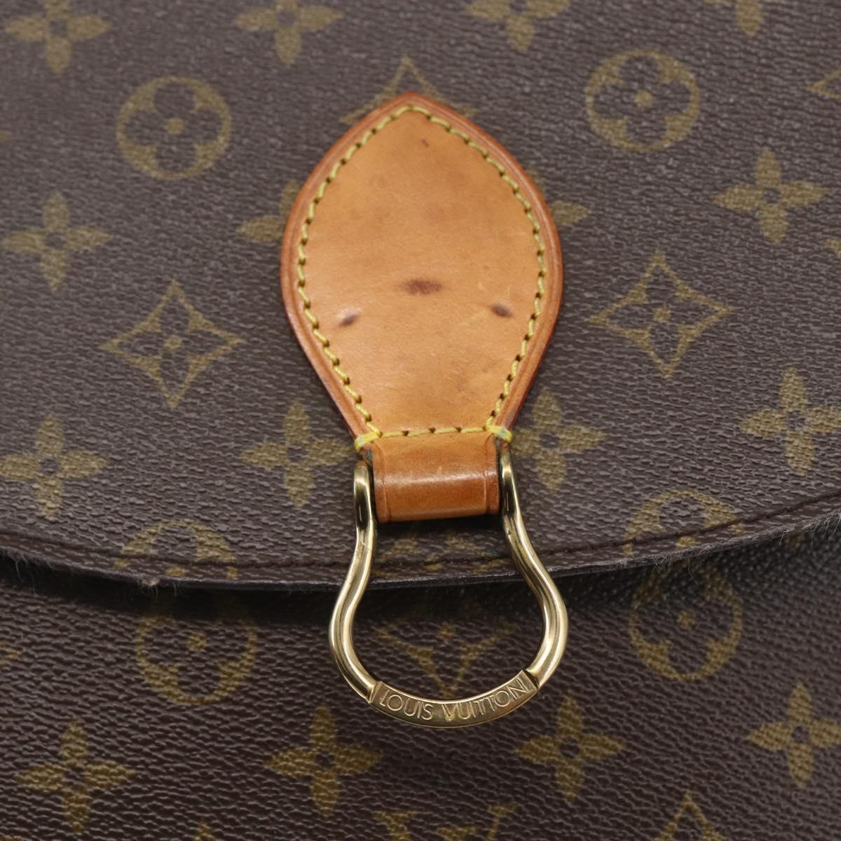 LOUIS VUITTON Monogram Saint Cloud GM Shoulder Bag M51242 LV Auth 164383