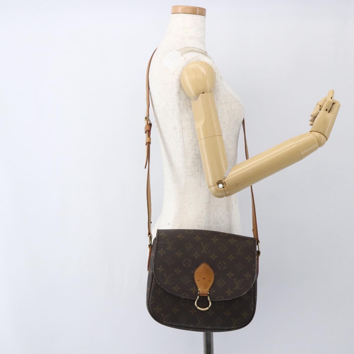 LOUIS VUITTON Monogram Saint Cloud GM Shoulder Bag M51242 LV Auth 164383