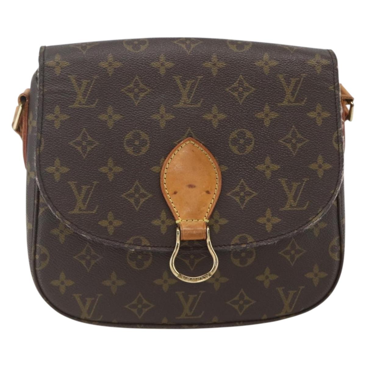LOUIS VUITTON Monogram Saint Cloud GM Shoulder Bag M51242 LV Auth 164383