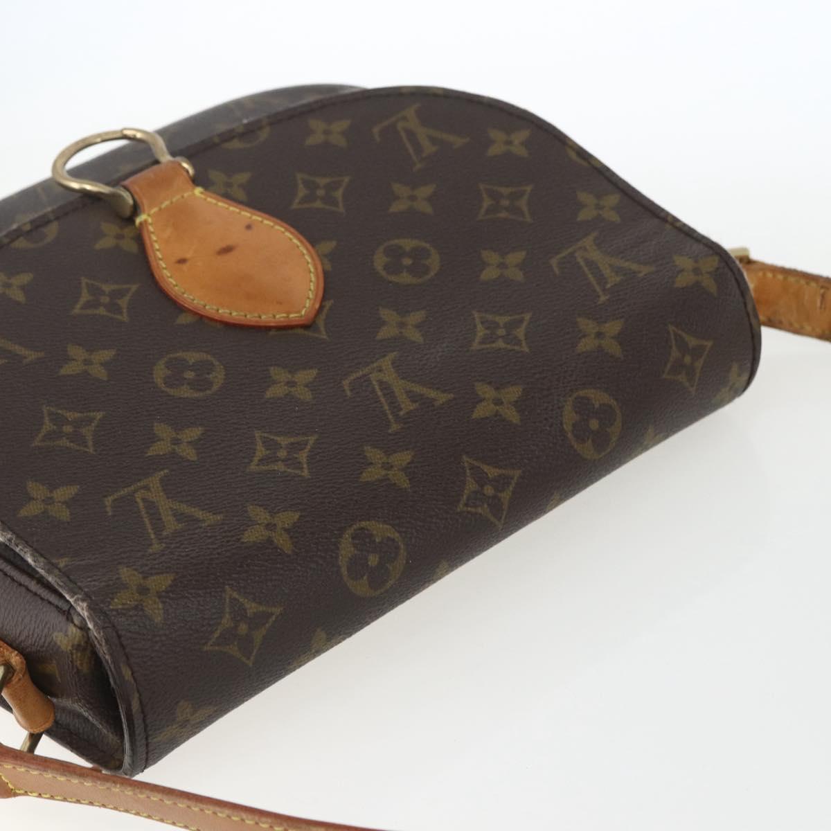 LOUIS VUITTON Monogram Saint Cloud GM Shoulder Bag M51242 LV Auth 164383