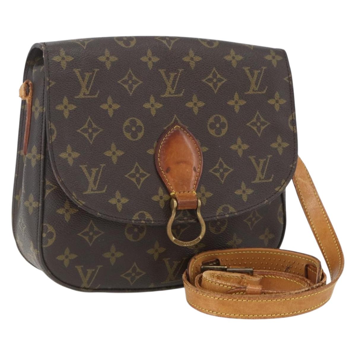 LOUIS VUITTON Monogram Saint Cloud GM Shoulder Bag M51242 LV Auth 164389