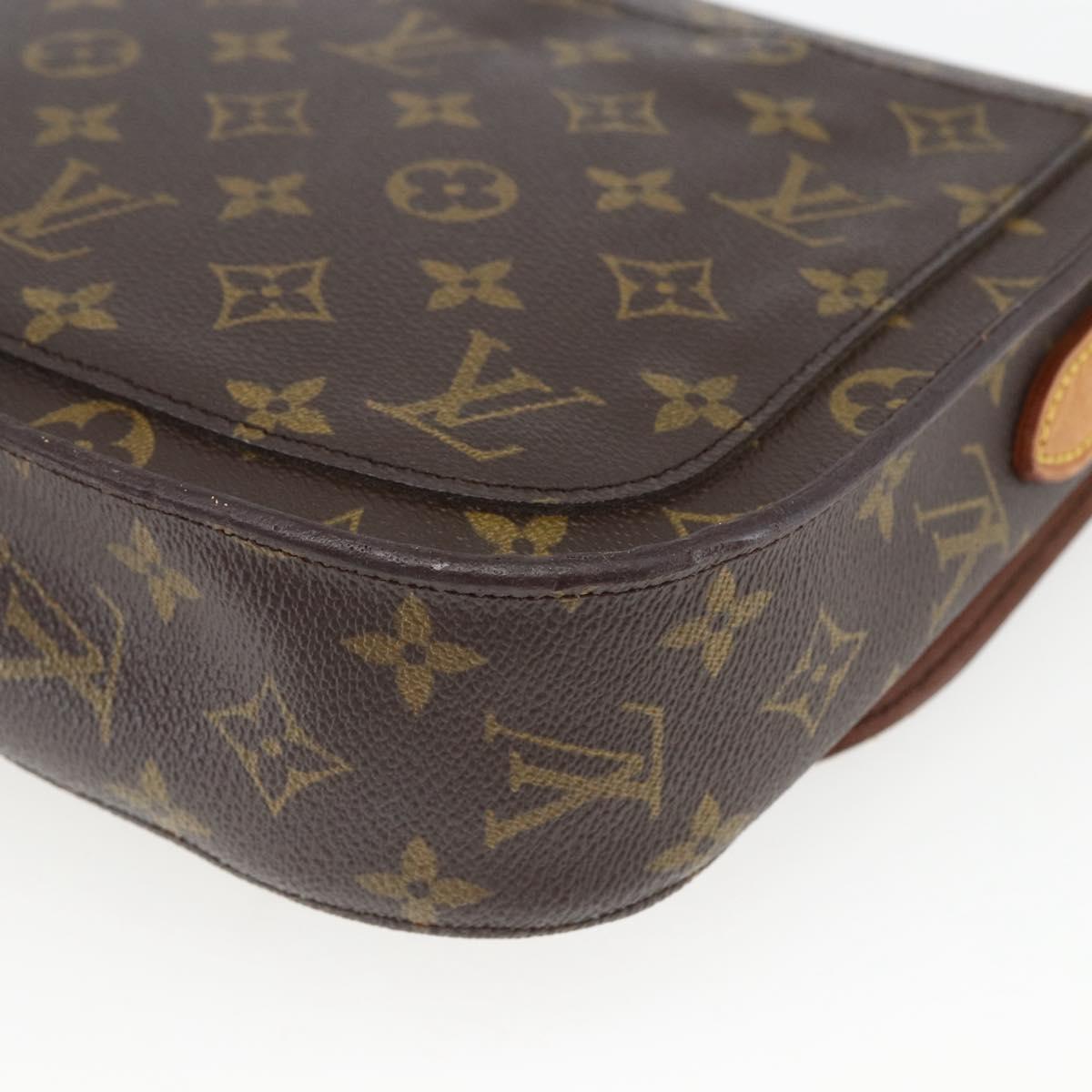 LOUIS VUITTON Monogram Saint Cloud GM Shoulder Bag M51242 LV Auth 164389