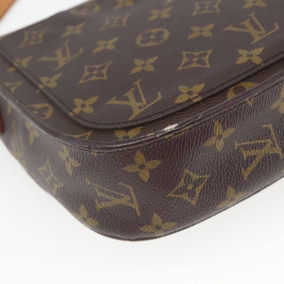 LOUIS VUITTON Monogram Saint Cloud GM Shoulder Bag M51242 LV Auth 164389