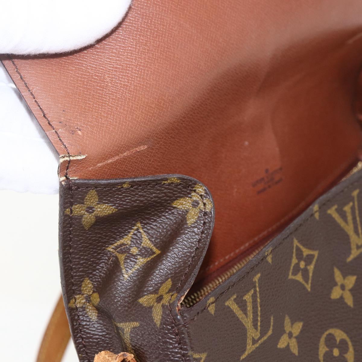 LOUIS VUITTON Monogram Saint Cloud GM Shoulder Bag M51242 LV Auth 164389