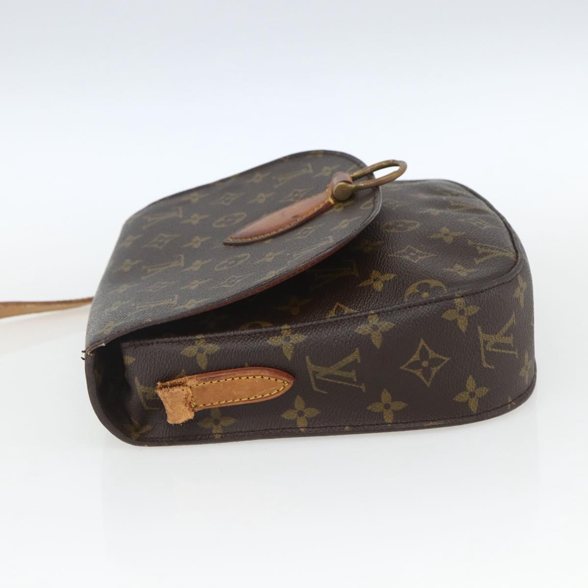LOUIS VUITTON Monogram Saint Cloud GM Shoulder Bag M51242 LV Auth 164389