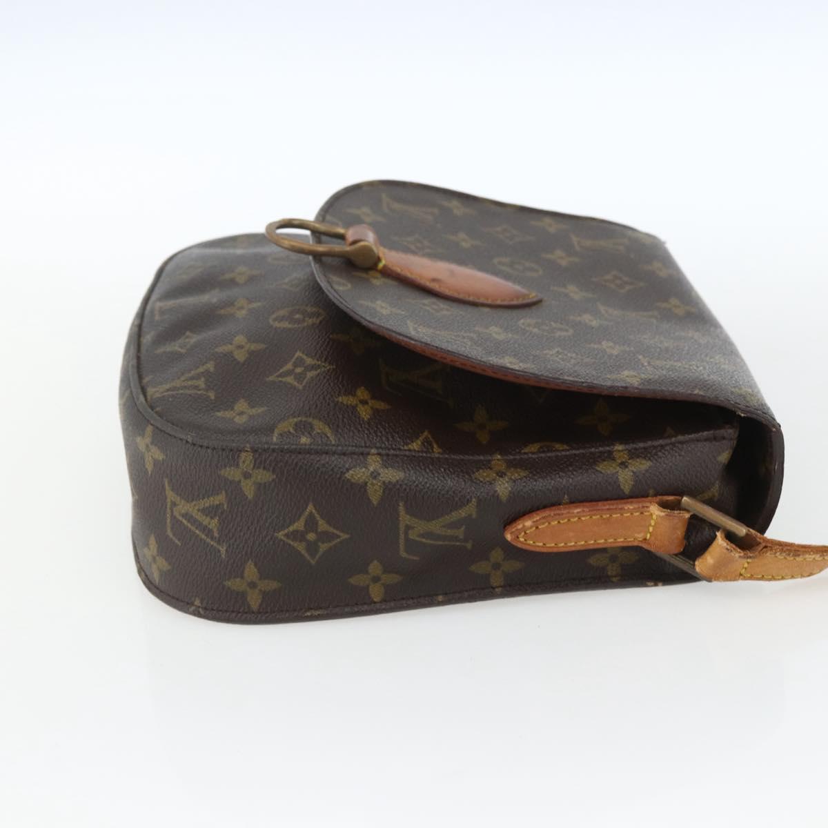 LOUIS VUITTON Monogram Saint Cloud GM Shoulder Bag M51242 LV Auth 164389