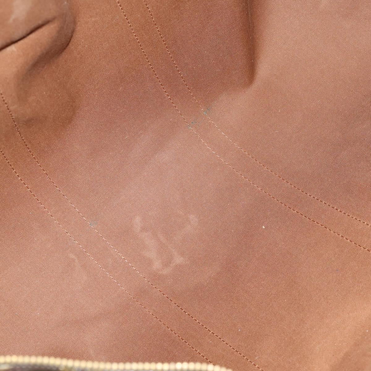 LOUIS VUITTON Monogram Keepall 55 Boston Bag M41424 LV Auth 164399