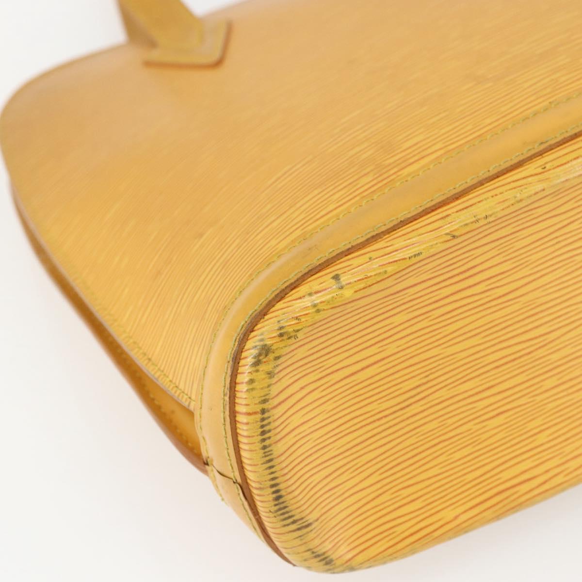 LOUIS VUITTON Epi Lussac Shoulder Bag Yellow M52289 LV Auth 164402