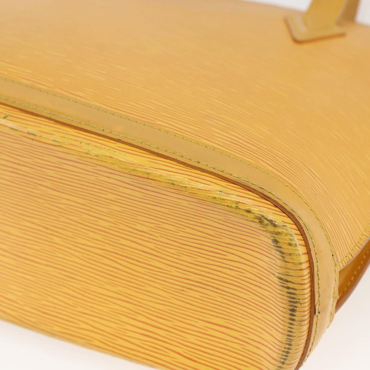 LOUIS VUITTON Epi Lussac Shoulder Bag Yellow M52289 LV Auth 164402