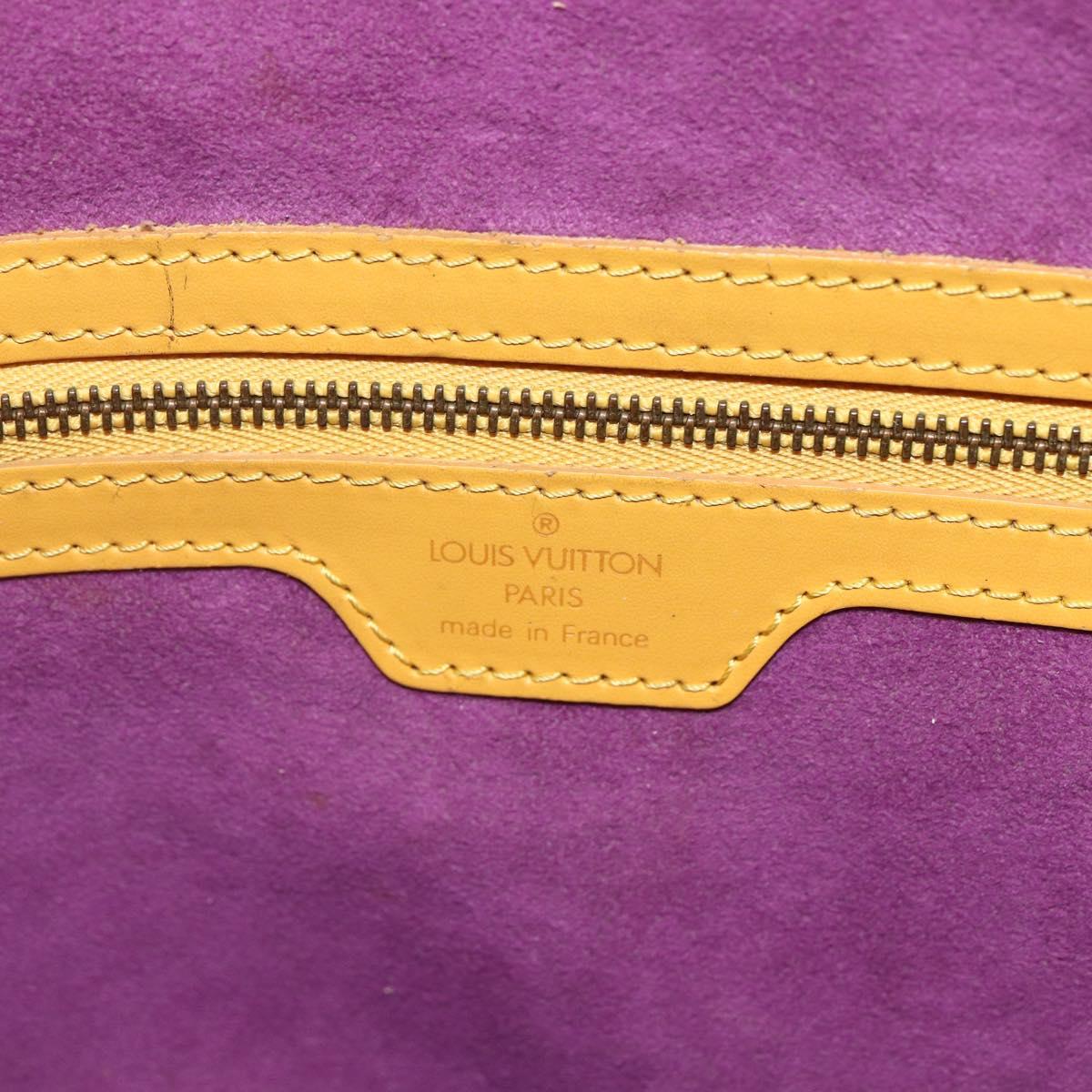 LOUIS VUITTON Epi Lussac Shoulder Bag Yellow M52289 LV Auth 164402