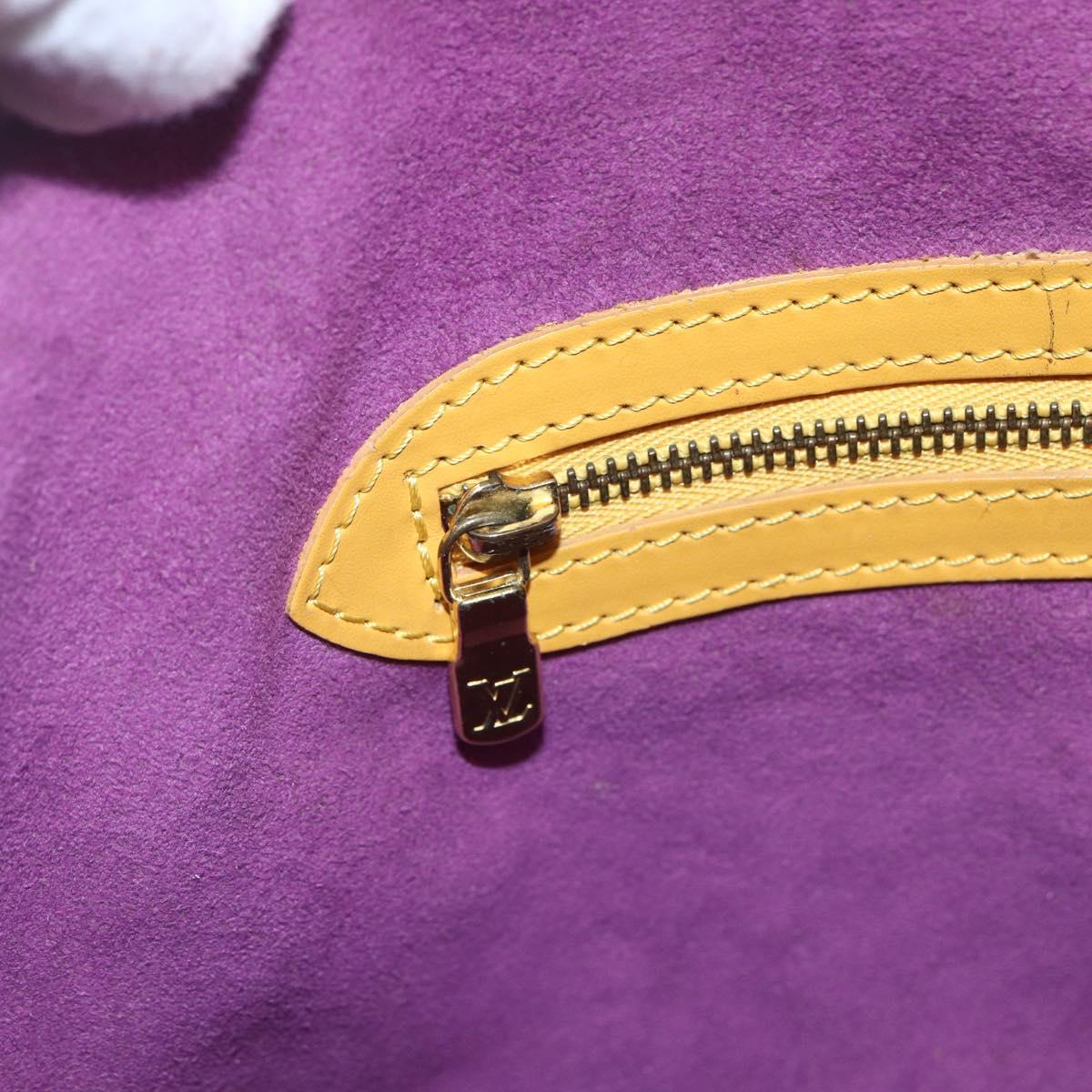 LOUIS VUITTON Epi Lussac Shoulder Bag Yellow M52289 LV Auth 164402