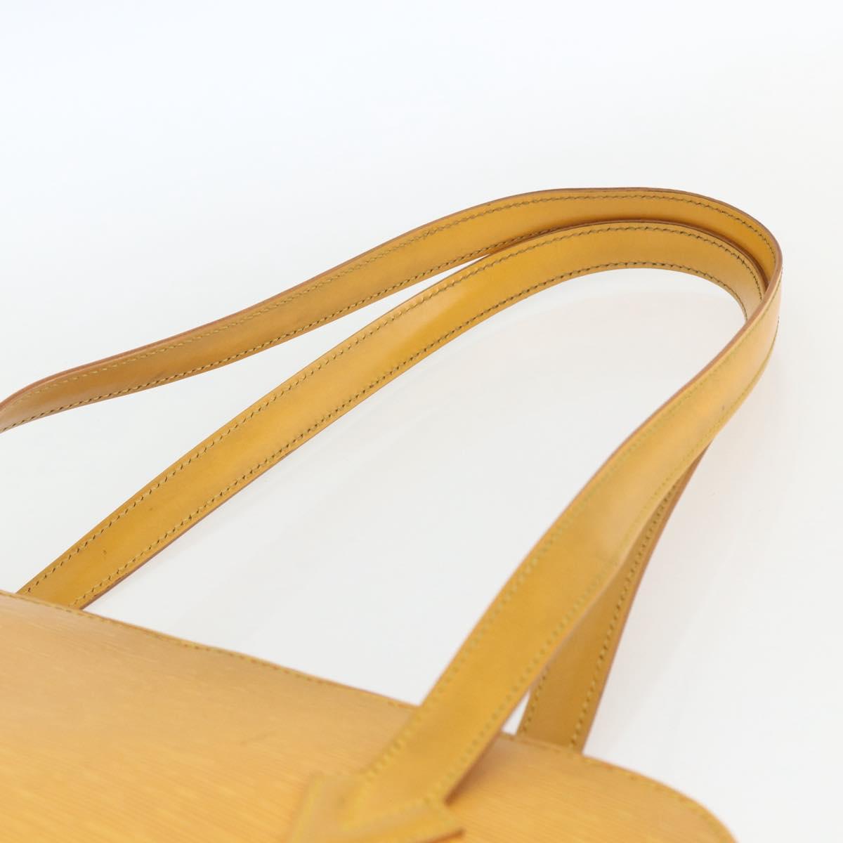 LOUIS VUITTON Epi Lussac Shoulder Bag Yellow M52289 LV Auth 164402